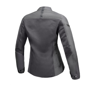 Geaca (jacheta) motociclete femei Racing/Roadster Ixon vara model Fresh LS culoare: gri - Img 4