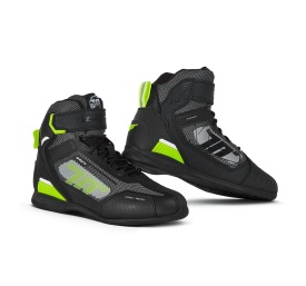 Ghete (cizme) moto Racing Unisex Seventy model SD-BR2 Veloce culoare: negru/galben fluor - Img 4