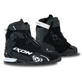 Ghete moto Roadster femei All Season Ixon model Bull 2 WP LS culoare: negru/alb (100% waterproof) - Img 3