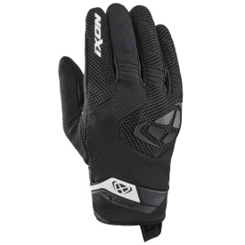 Manusi barbati Roadster vara textil/piele Ixon model MIG 2 Air Flow MS culoare: negru/alb - degete tactile - Img 5