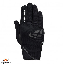 Manusi barbati Roadster vara textil/piele Ixon model MIG MS culoare: negru/alb - degete tactile - Img 1