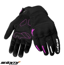 Manusi femei Urban vara Seventy model SD-C42 Asphalt culoare: negru/fuchsia (roz) - degete tactile