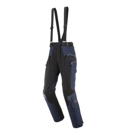 Pantaloni motociclete femei Touring/Adventure Ixon All season/vara model Odin LS culoare: navy (albastru)/negru/rosu - Img 6