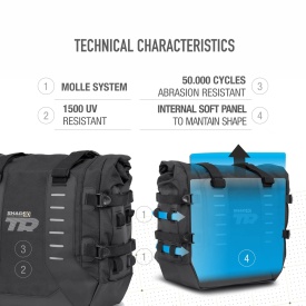 Saddlebag SHAD TR40 X0TR402 ADVENTURE TERRA - Img 6