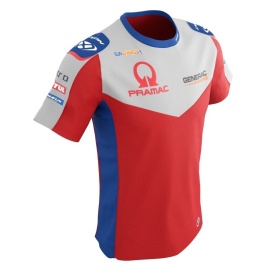 Tricou copii Ixon model TSK Pramac 22 culoare: rosu/albastru/alb - Img 4