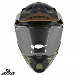 Casca adventure/touring/off road Axxis model Wolf DS Hydra B6 verde mat - tip viziera: MT-V-20 - Img 3