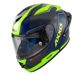 Casca integrala Axxis model Cobra Rage A3 galben fluor lucios carbon - 100% carbon - Img 2