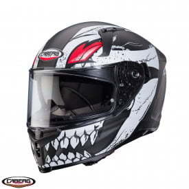 Casca integrala Caberg model Avalon X SV Punk K8 gri/alb/rosu mat Pinlock ready - Img 1