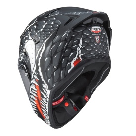 Casca integrala Caberg model Drift Evo II SV Crok H9 negru/antracit/rosu fluor mat Pinlock ready - lentila Pinlock inclusa - Img 7