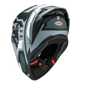 Casca integrala Caberg model Drift Evo II SV Horizon N5 gri/negru/alb mat Pinlock ready - lentila Pinlock inclusa - Img 6