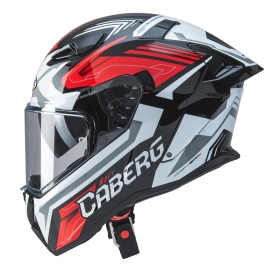 Casca integrala Caberg model Drift Evo II SV Jarama G0 negru/alb/rosu lucios Pinlock ready - lentila Pinlock inclusa - Img 4
