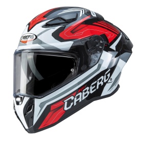 Casca integrala Caberg model Drift Evo II SV Jarama G0 negru/alb/rosu lucios Pinlock ready - lentila Pinlock inclusa - Img 7
