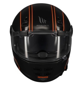Casca integrala MT Jarama SV Wild B1 negru mat - model Retro - Cafe Racer (ochelari soare integrati) - tip viziera: MT-V-32 - Img 6