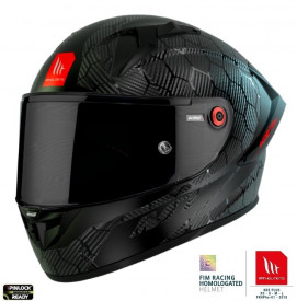 Casca integrala MT KRE+ S Carbon negru A11 negru lucios - 100% carbon - FIM approved - omologare noua ECE 22.06 - Img 2