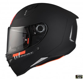 Casca integrala MT Revenge 2 S A1 negru mat - omologare noua ECE 22.06 - tip viziera: MT-V-14B - Img 1