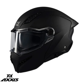 Casca modulabila (flip-up) Axxis GhostFighter SV A1 negru mat (ochelari soare integrati) – tip viziera: MT-V-36 - Img 2