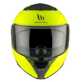 Casca modulabila MT Atom 2 SV A3 galben fluor lucios (ochelari soare integrati) Pinlock Ready - tip viziera: MT-V-35 - Img 9