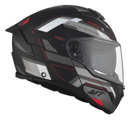 Casca modulabila MT Atom 2 SV Bast D5 negru/gri mat (ochelari soare integrati) Pinlock Ready - tip viziera: MT-V-35 - Img 11
