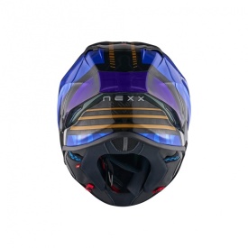 Casca moto NEXX X.R3R Swirl Deep Blue Carbon (pinlock inclus+viziera cadou) - Img 5