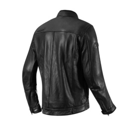 Geaca (jacheta) barbati piele Urban Seventy vara model SD-JL4 Legend Classic culoare: negru - Img 5