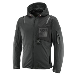 Geaca (jacheta) motociclete barbati Touring/Adventure/Urban Ixon Mid-Season model M-Quarter MS culoare: antracit/negru (geaca laminata; waterproof si pe exterior) - Img 6