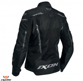 Geaca (jacheta) motociclete femei Racing/Roadster Ixon vara model Striker AIR WPL LS culoare: negru - Img 2