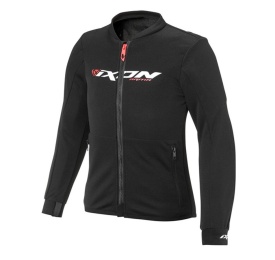 Geaca (jacheta) tip armura motociclete copii Racing/Roadster Ixon vara model Arma Kid culoare: negru/alb/rosu (geaca tip armura)