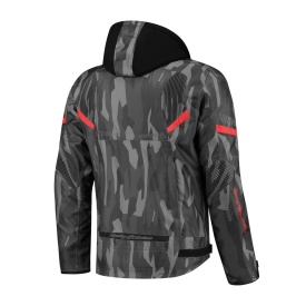 Geaca moto Rusty Stitches Jack Dylan Red/Camo - Img 2