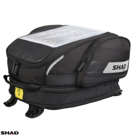 Geanta rezervor motocicleta Shad - model SL20F Tank Bag (20L) (fixare cu cureluse) - culoare: negru - Img 1
