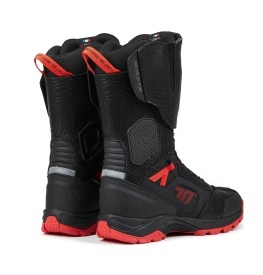 Ghete (cizme) moto Adventure (Touring) Unisex Seventy model SD-BA6 Stelvio culoare: negru/rosu - Img 6