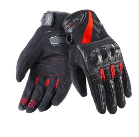 Manusi barbati Racing/Naked vara Seventy model SD-N14 negru/rosu - degete tactile - Img 6