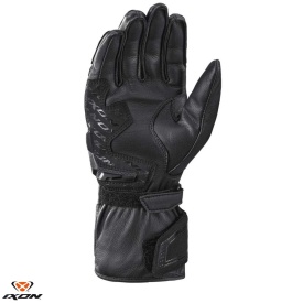 Manusi barbati Racing vara piele Ixon model Thund MS culoare: negru - degete tactile - Img 2
