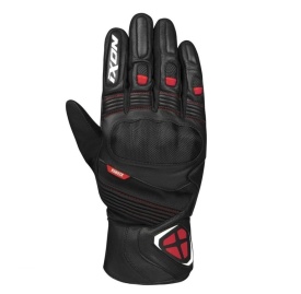 Manusi barbati Roadster iarna piele Ixon model Pro Hawker MS culoare: negru/rosu - degete tactile (100% waterproof + protectie termica) - Img 6