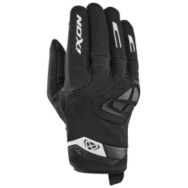 Manusi barbati Roadster vara textil/piele Ixon model MIG 2 MS culoare: negru/alb - degete tactile - Img 5