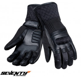 Manusi femei (dama) piele Touring iarna Seventy model SD-T53 negru - Img 1