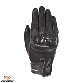 Manusi femei Roadster vara piele/textil Ixon model RS Rise Air LS culoare: negru - degete tactile - Img 1