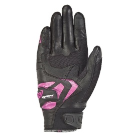 Manusi femei Roadster vara piele/textil Ixon model RS Rise Air LS culoare: negru/fucshsia (roz) - degete tactile - Img 5
