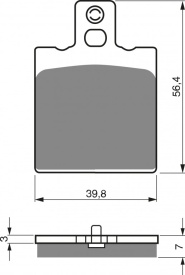 Placute de frana GOLDFREN 038 AD