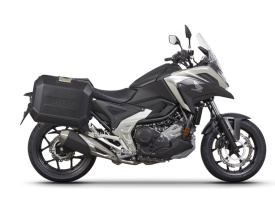 Set complet de cutii de aluminiu laterale, 36L / 36L, SHAD TERRA NEGRU, include kit montare SHAD HONDA NC 750 X 2021-