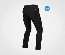 Blugi moto PMJ Aviator black (protectii incluse) AA - Img 2