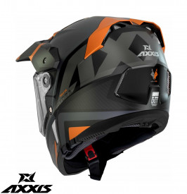 Casca adventure/touring/off road Axxis model Wolf DS Hydra B4 portocaliu mat - tip viziera: MT-V-20 - Img 3