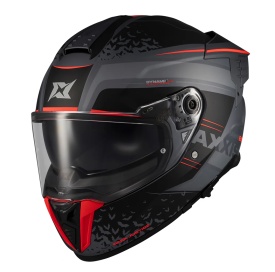 Casca integrala Axxis Hawk Evo SV Dark Justice C1 gri mat (ochelari soare integrati) - tip viziera: MT-V-31 - Img 10