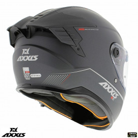 Casca integrala Axxis Hawk SV A2 titanium mat (ochelari soare integrati) - tip viziera: MT-V-31 - Img 3