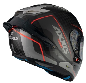 Casca integrala Axxis model Cobra Rage A2 gri lucios carbon - 100% carbon - Img 7