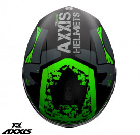 Casca integrala Axxis model Draken S Cosa Nostra B6 verde fluor lucios - tip viziera: MT-V-18C - Img 4