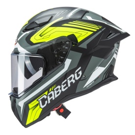 Casca integrala Caberg model Drift Evo II SV Jarama L6 negru/gri/galben fluor mat Pinlock ready - lentila Pinlock inclusa - Img 5