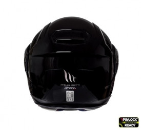 Casca integrala modulabila motociclete MT Atom SV negru lucios Pinlock ready – tip MT-V-16 - Img 3