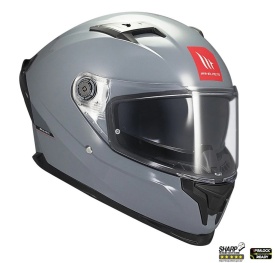 Casca integrala MT Braker SV A12 gri lucios (ochelari soare integrati) - tip viziera: MT-V-28B - DKS435 - Img 7