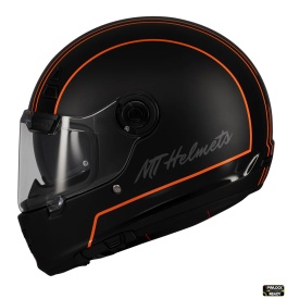 Casca integrala MT Jarama SV Wild B1 negru mat - model Retro - Cafe Racer (ochelari soare integrati) - tip viziera: MT-V-32 - Img 2