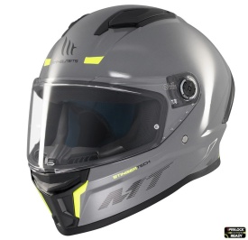 Casca integrala MT Stinger 2 A12 gri lucios - tip viziera: MT-V-28B - Img 2